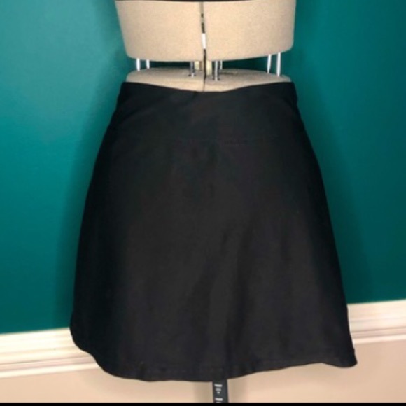 Black on black Nike tennis golf skirt with spandex